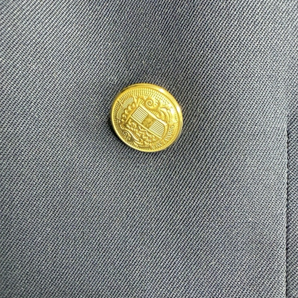 Givenchy Double-Breasted Navy Blazer with Gold Buttons 48/50 - Picture 3 of 4